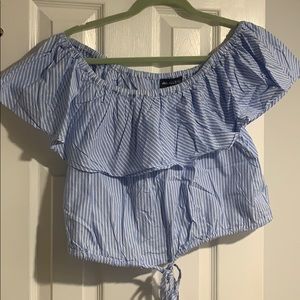 Off the shoulder adjustable top